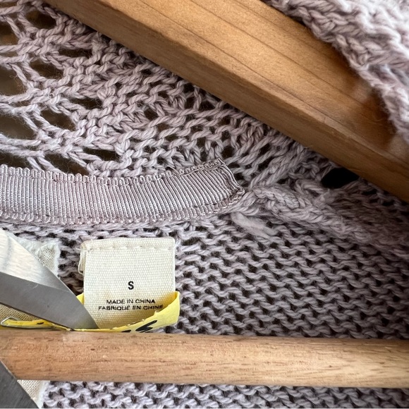 Anthropologie ANGEL OF THE NORTH Long Cardigan Sweater Open Front Size Small - Picture 3 of 6